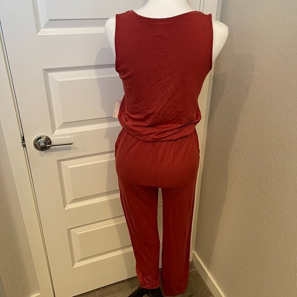 Daily/Ritual Jumpsuit in Terracotta Size XS, NWT (180) - Picture 8 of 9